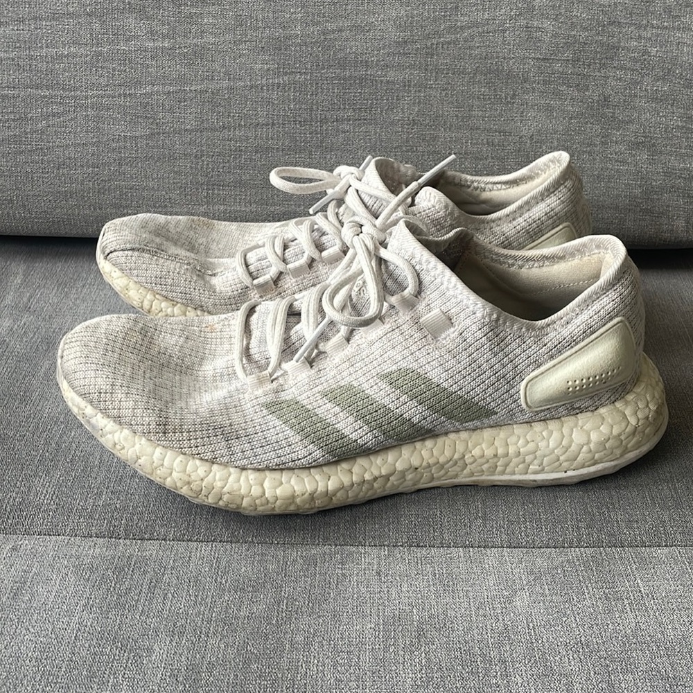 Adidas pureboost white shoes